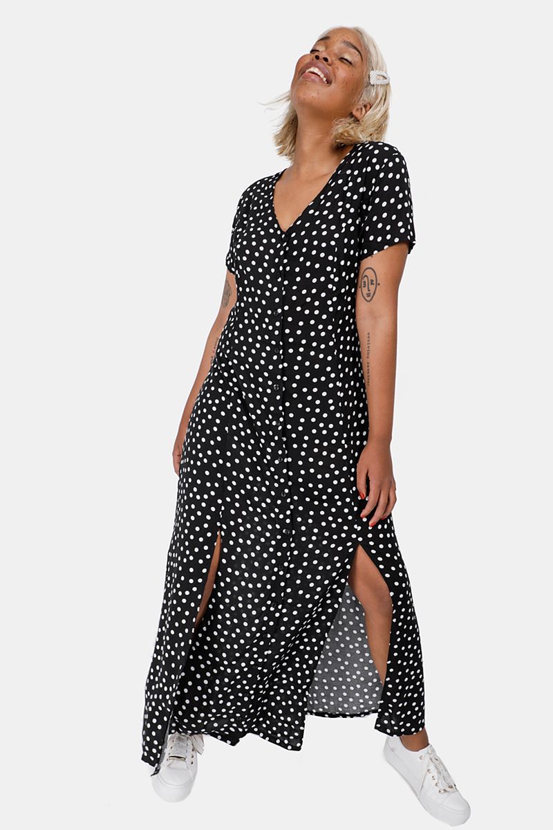 Polka Dot Maxi Dress Priced To Go Ladies