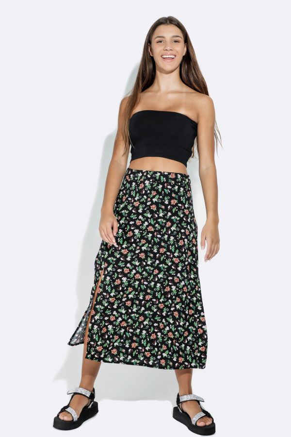 Floral Midi Skirt - Skirts - Shop by Category - Ladies