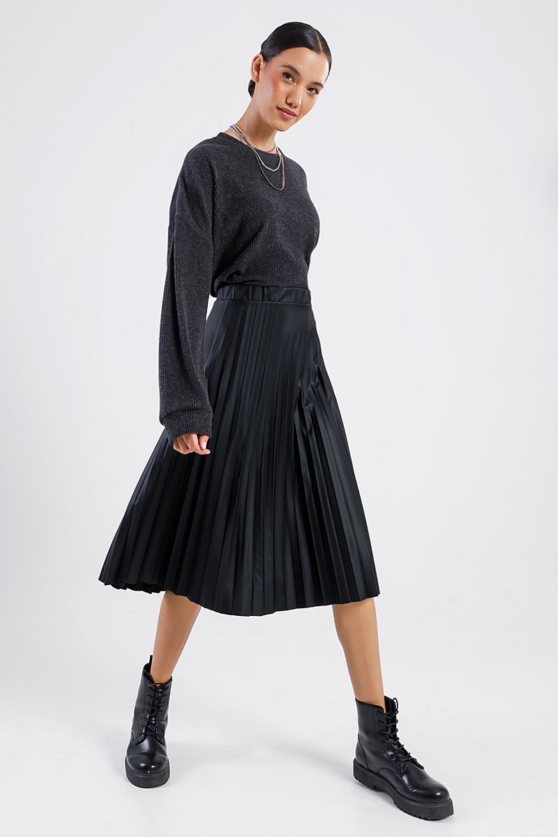 Pleated Midi Skirt - Skirts - Shop by Category - Ladies