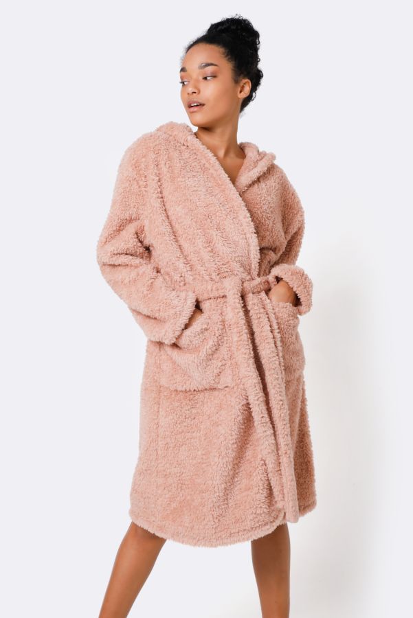 pink teddy fleece blanket