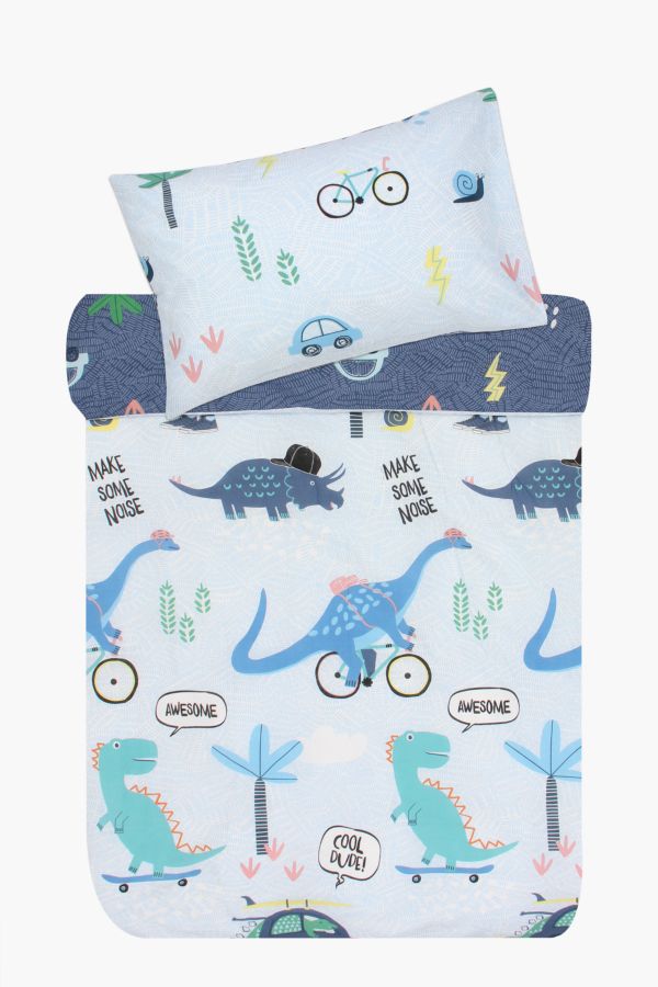 Polycotton Dino Mix Duvet Cover Set Shop New In Kids Baby