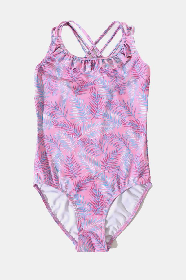 One-piece Swimming Costume - Girls Outdoor Apparel - Kids